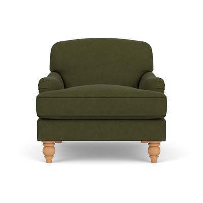 Armchair - Forest Green - House Linen Mix