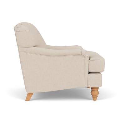 Armchair - Lily White - House Linen Mix