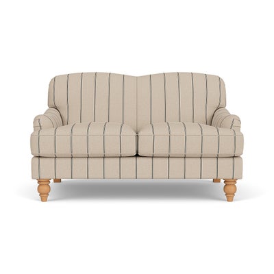 2 Seater - Charcoal - Compton Stripe