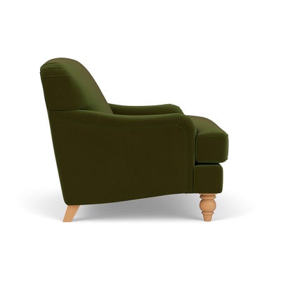 Love Seat - Forest Green - Matt Velvet