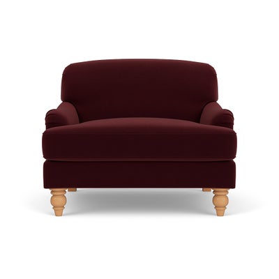 Love Seat - Dark Rosehip - Matt Velvet