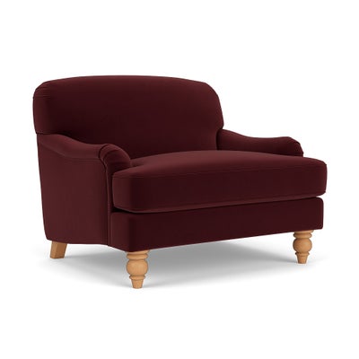 Love Seat - Dark Rosehip - Matt Velvet