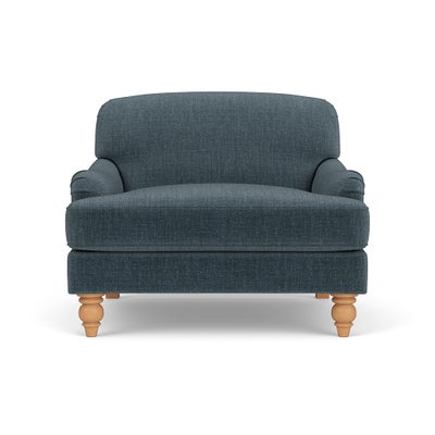 Love Seat - Teal - Eco Chenille