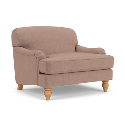 Love Seat - Dusky Rose - Eco Chenille
