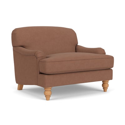 Love Seat - Dusky Blush - House Linen Mix