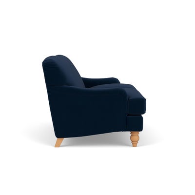 Large 2 Seater - Deep Blue - Matt Velvet