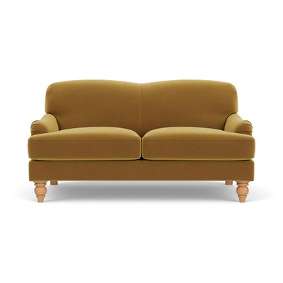 Large 2 Seater - Mustard - Matt Velvet