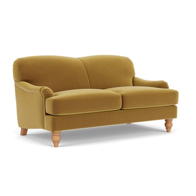 Large 2 Seater - Mustard - Matt Velvet