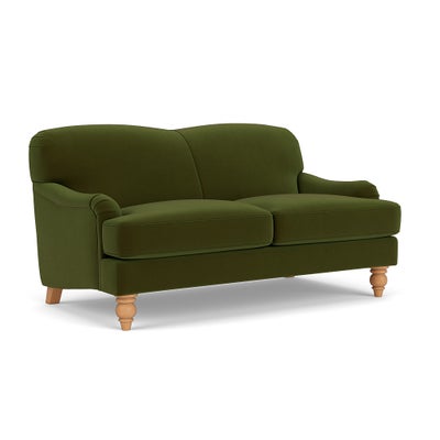 Large 2 Seater - Forest Green - Matt Velvet