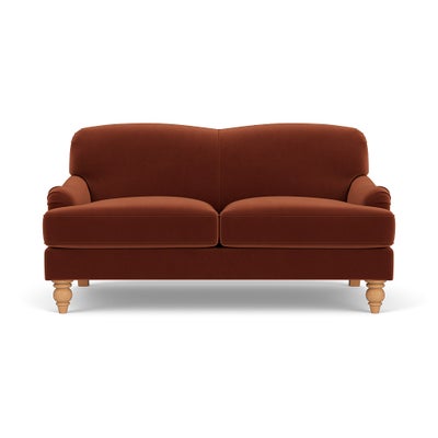 Large 2 Seater - Brick - Matt Velvet