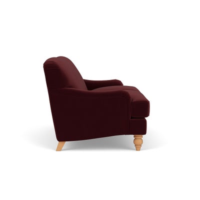 Large 2 Seater - Dark Rosehip - Matt Velvet