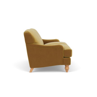 3 Seater - Mustard - Matt Velvet