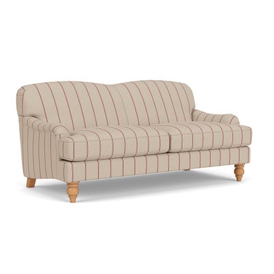 3 Seater - Raspberry - Compton Stripe