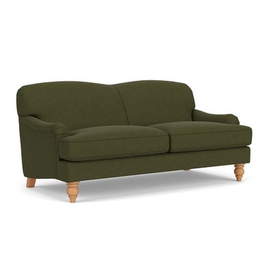 3 Seater - Forest Green - House Linen Mix