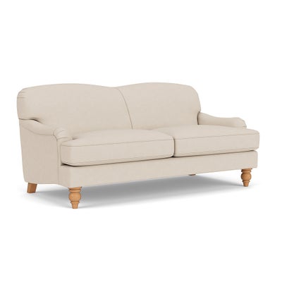 3 Seater - Lily White - House Linen Mix