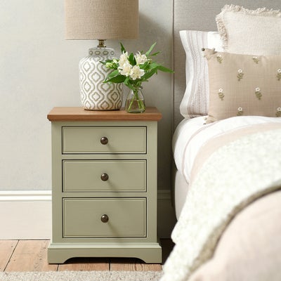 3 Drawer Bedside Table