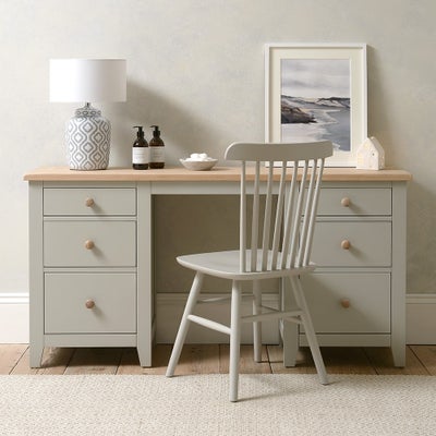 Double Pedestal Dressing Table