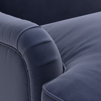 Love Seat - Deep blue - Matt Velvet
