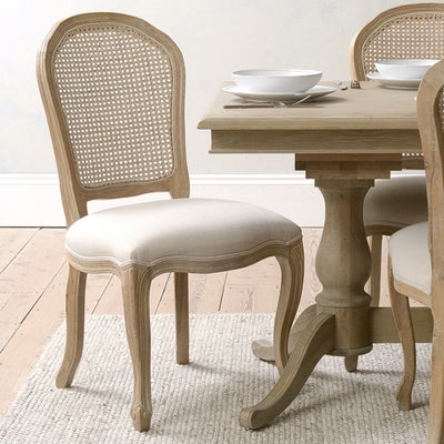 Rattan Back Dining Chair