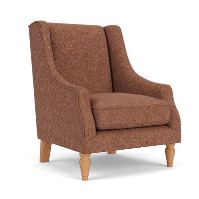 Armchair - Brick Marl - Aquaclean Oxford