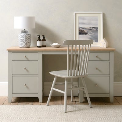 Double Pedestal Dressing Table