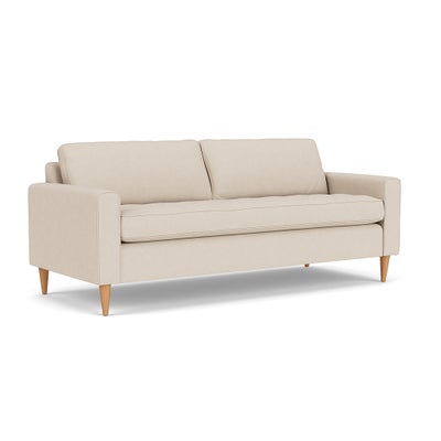 4 Seater - Lily White - House Linen Mix