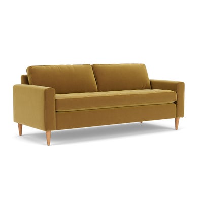 4 Seater - Mustard - Matt Velvet
