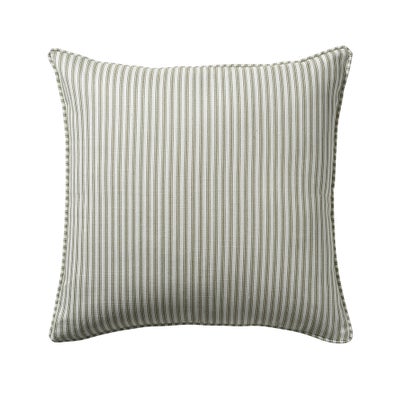 Lansdown Ticking Stripe Cushion Apple