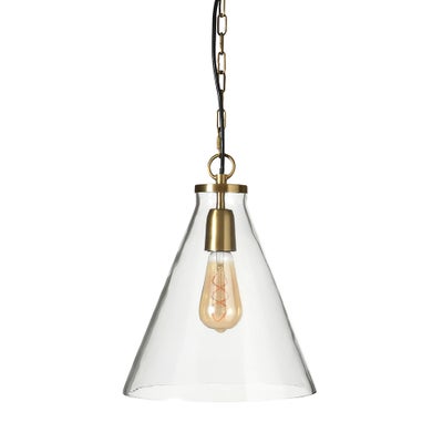 Isla Antique Brass Pendant