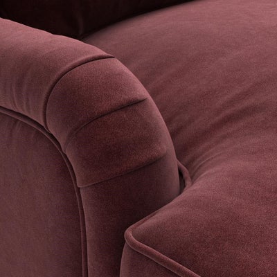 Corner Sofa - Dark Rosehip - Matt Velvet