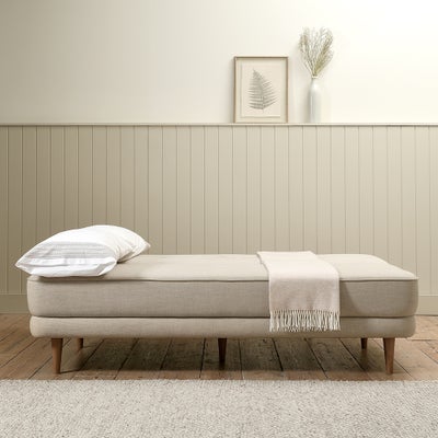 Buckley - Sofa Bed 3 Seater - Natural - House Linen Mix