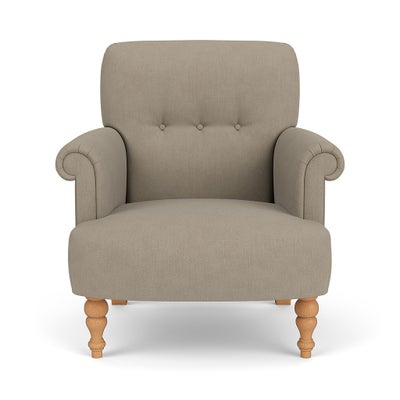 Armchair - Dove grey - House Linen Mix
