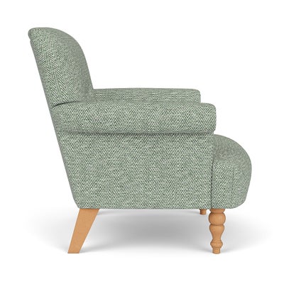 Armchair - Lake - Herringbone Weave