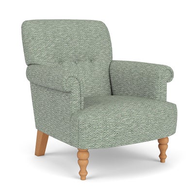 Armchair - Lake - Herringbone Weave