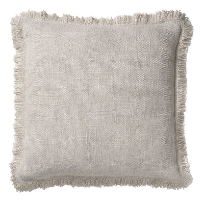 Kemble Fringed Cushion - Oatmeal