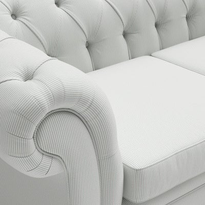 Large 2 Seater - Duck Egg - Broadway Stripe