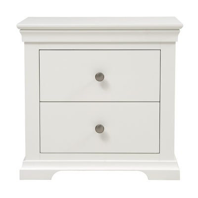 Large 2 Drawer Bedside Table
