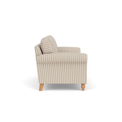 3 Seater Sofa - Sage - Kingham Stripe