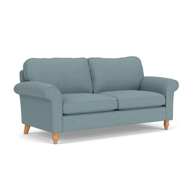 3 Seater - Sky Blue - House Linen Mix