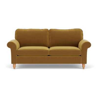 3 Seater - Mustard - Matt Velvet