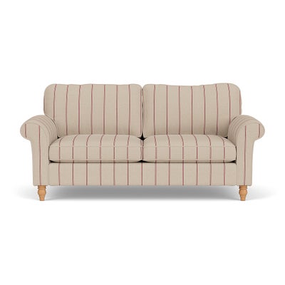 3 Seater - Raspberry - Compton Stripe