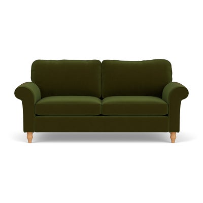 3 Seater - Forest Green - Matt Velvet