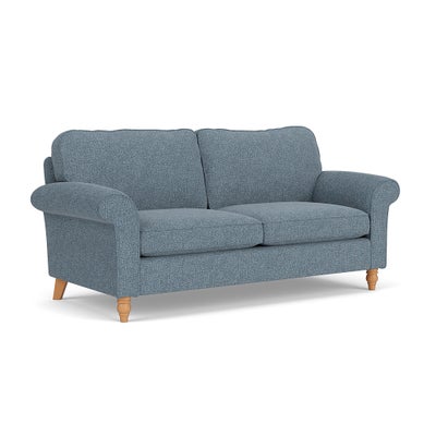 3 Seater - Mid Blue - Aquaclean Oxford