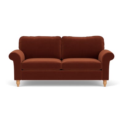 3 Seater - Brick - Matt Velvet