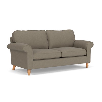 3 Seater - Mid Grey - House Linen Mix