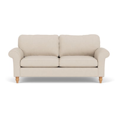 3 Seater - Lily White - House Linen Mix