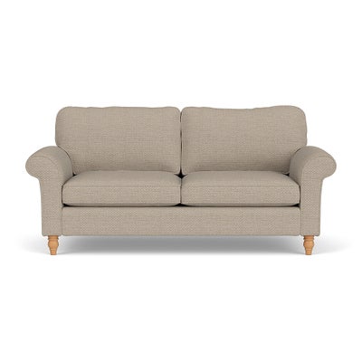 3 Seater - Natural - Herringbone Weave