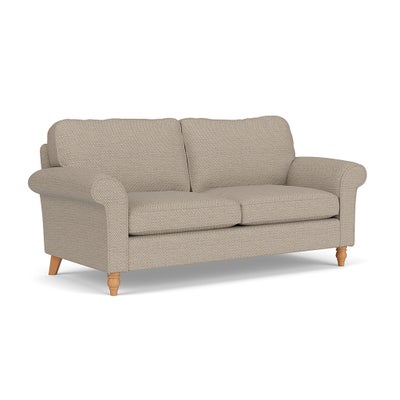 3 Seater - Natural - Herringbone Weave