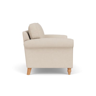 2 Seater - Lily White - House Linen Mix