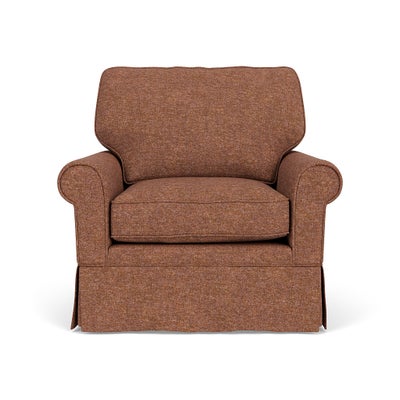 Armchair - Brick Marl - Aquaclean Oxford